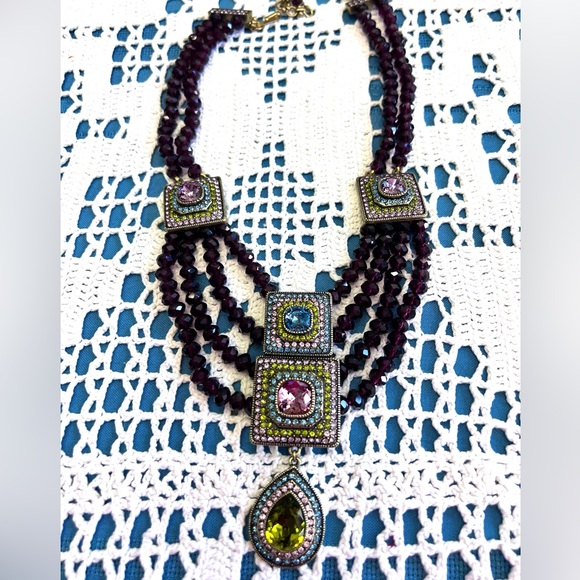 Heidi Daus 🆕 “Beyond Belief” Necklace with Swarovski crystals